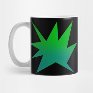 Halftone Starburst: A Neon-Infused Explosion of Style Mug